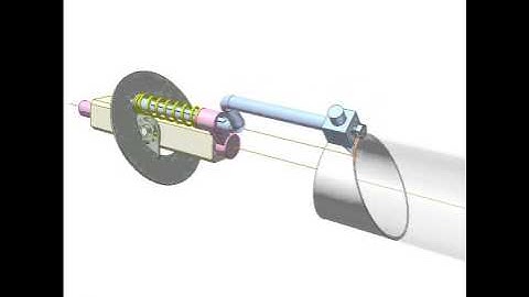 Mechanism for drawing intersection of cylinder and plane 2