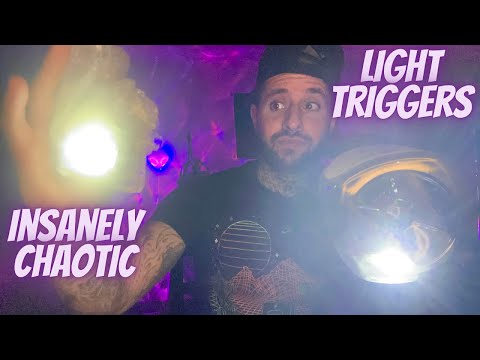 ASMR | ⚠️Warning⚠️Chaotic & Aggressive Light Triggers Pt.9