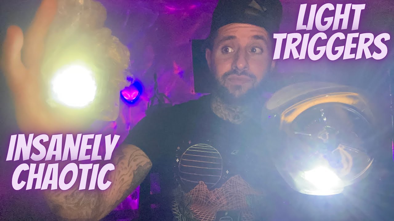 ASMR | ⚠️Warning⚠️Chaotic & Aggressive Light Triggers Pt.9