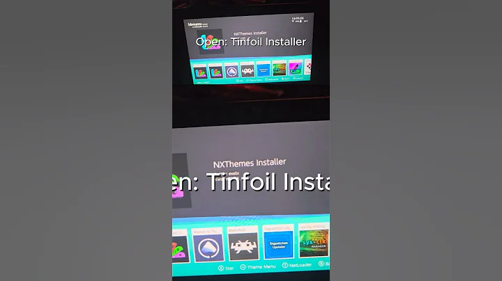 Installing Tinfoil on switch! A Amazing Title Manager #switch #modded #fyp