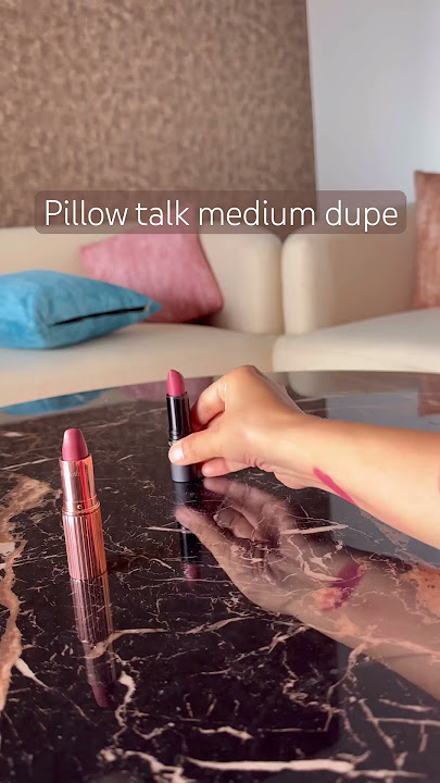 Charlotte tilbury pillow talk medium dupe 😵‍💫 #lipstickdupes #pillowtalkdupe #pillowtalk #dupes
