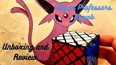 Dayan Professors Skewb unboxing and review