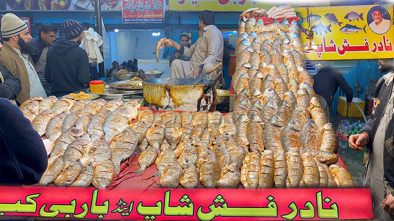 EXPLORING FRIED FISH & GRILLED FISH IN HASSAN ABDAL | Pakistani street food