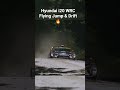Hyundai i20 WRC Flying Jump & Drift 🔥 Flat Out Rally Action #shorts#hyundaiwrc #wrc #rally #rallycar