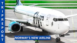 Flyr: NORWAY&#39;S NEW and BANKRUPT AIRLINE | Boeing 737-800 | Berlin - Oslo