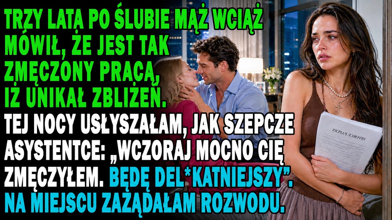 W noc naszej trzeciej rocznicy ślubu mąż wręczył mi diamentowy naszyjnik. Piękny, drogi, idealny jak nasze małżeństwo. Gdy poszedł pod prysznic, zadzwonił jego telefon. Odebrałam przypadkiem....