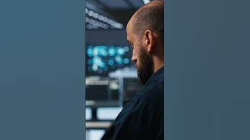 Vertical Video Admin Running Coding Script On Computer Screen In High Tech Data #computer #admin