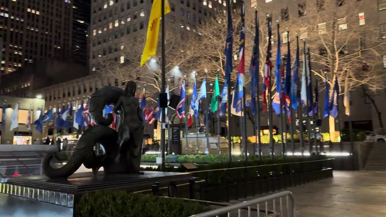 (4️⃣K) IRL New York City Manhattan,Tour Rockefeller Center January 2026 ✨🫰🏽