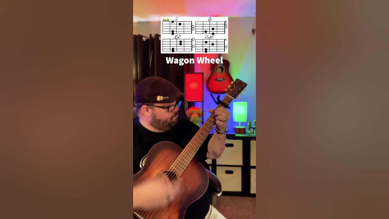 Wagon Wheel Guitar Tutorial! #shorts #youtubeshorts #guitar #music #guitarra #musica #acoustic