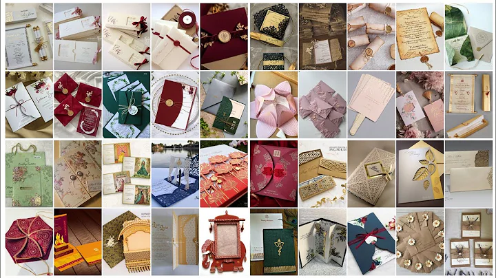 BEST Wedding Invitation CARD design Ideas for Marriage | wedding envelope ✉️ designs