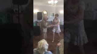 One of our Residents Teaching an Entertainer How to Dance!
