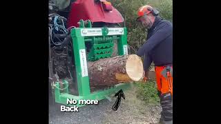 The New Standard in Timber Processing: TimberCroc 3-Point Linkage (Cat 2) #timbercroc #sawhorse