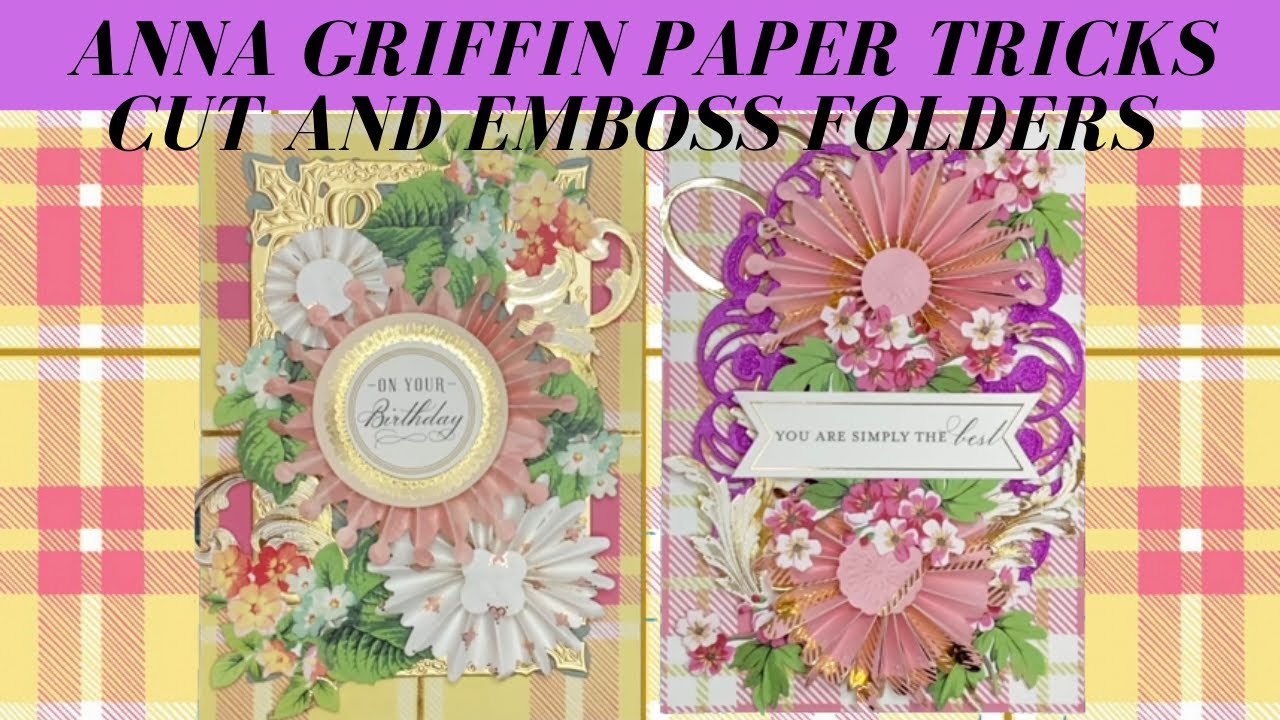 Anna Griffin Perfect Pattern Slimline Cut and Emboss Folders