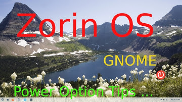Zorin OS - GNOME - Power Option Tips with Shutdown Now option.