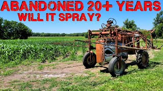 Can We Farm With ABANDONDED EQUIPMENT?  Ep. 5  Spraying The Field