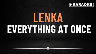 Lenka - Everything at Once - KARAOKE