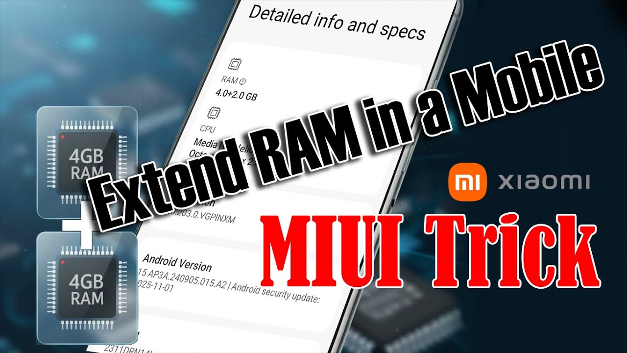 Функция расширения памяти Android (Xiaomi) | Добавьте дополнительную оперативную память за считан...