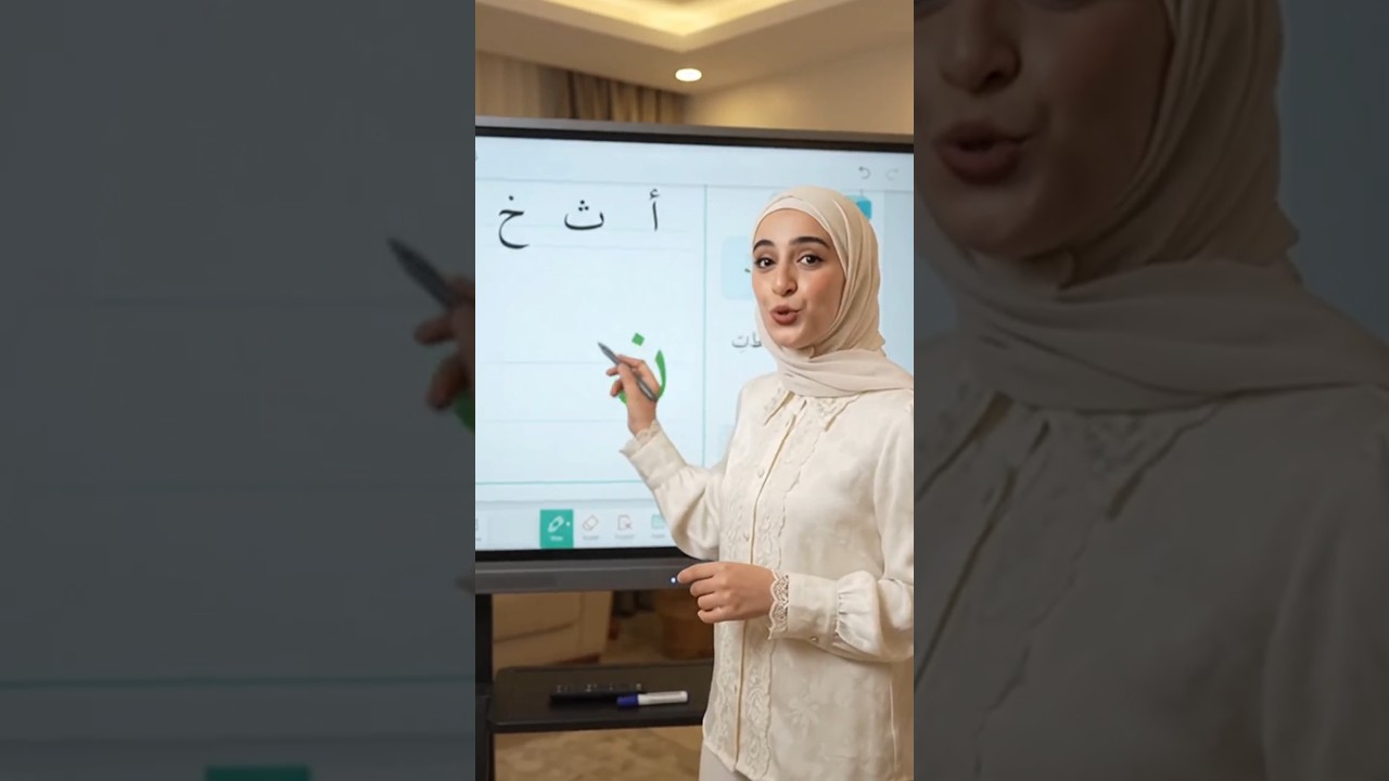 Arabic Letter 25: Noon ن 🌙 ##islam #shorts #viral #islamicvideo #muslimcontent