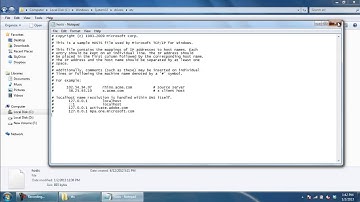 How to Access HOSTS file in Windows 7