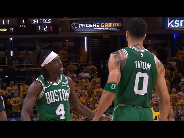 INSANE FINAL 4:30 of Boston Celtics vs Indiana Pacers Game 3 class=