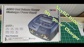 SkyRC D100v2 Lipo Balance Charger - All Battery Types - Bluetooth and PC Control