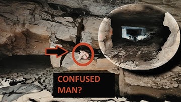EXPLORING 700 METER DEEP Abandoned Mine! (FOUND A Confused Man?) + Almost NO Oxygen.