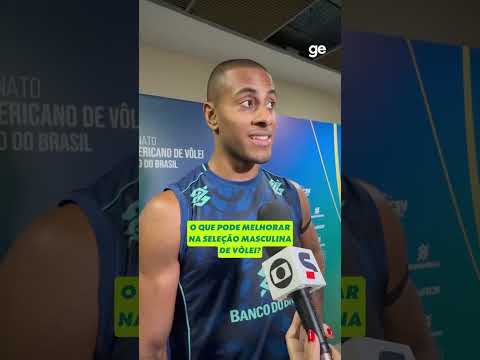 O QUE PODE MELHORAR NA SELEÇÃO MASCULINA DE VÔLEI? | #shorts | ge.globo