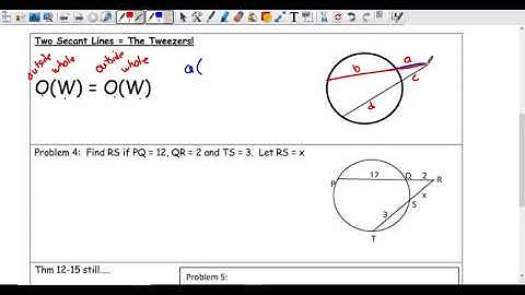12.4 (Angle Measures and Segment Lengths)