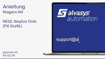 alvasys automation ag Anleitung Niagara N4 NEQL Neqlize Ords PX