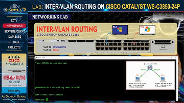 Switching Lab -  INTER-VLAN ROUTING ON CISCO SWITCH CATALSYT WS-C3850-24P