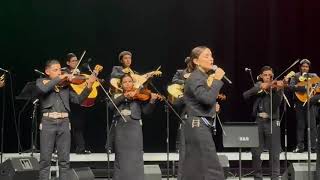Diana  of  Mariachi Orgullo Nacional sings Mar y Cielo