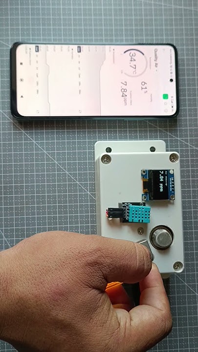 Monitoring Kualitas Udara Dengan Notifikasi Berbasis IOT #shortvideo # ...