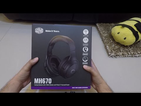 Cooler Master MH670 Gaming Headset Unboxing and Quick Impressions