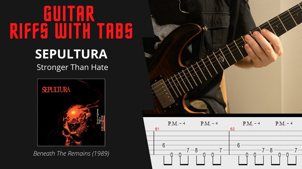 Sepultura - Troops Of Doom - Metal Guitar Lesson (with TABS) 