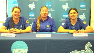 2024 NCAA Division III Softball Tournament Press Conference - Western New England - Game 2