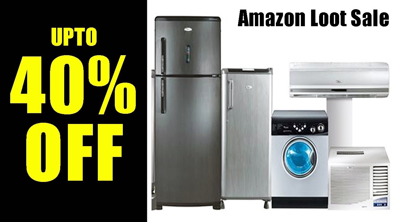 40 Amazon Discount Offer on Refrigerators, AC, LED Tv, Coolers YouTube