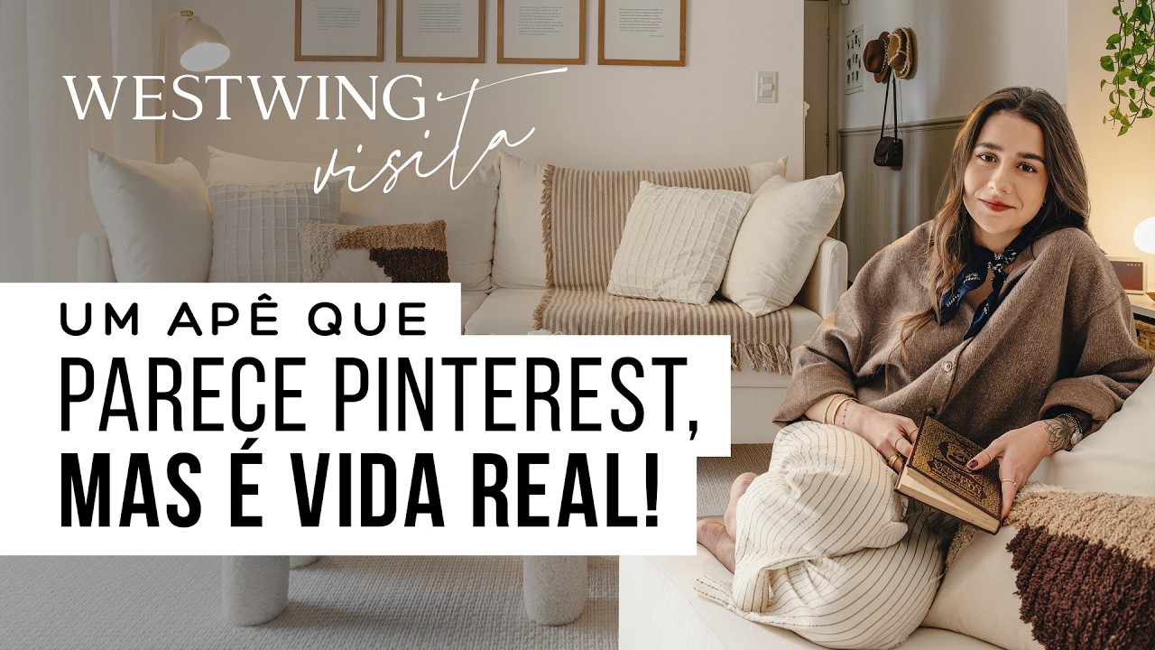 TOUR por APARTAMENTO BOHO CHIC e aconchegante de uma arquiteta