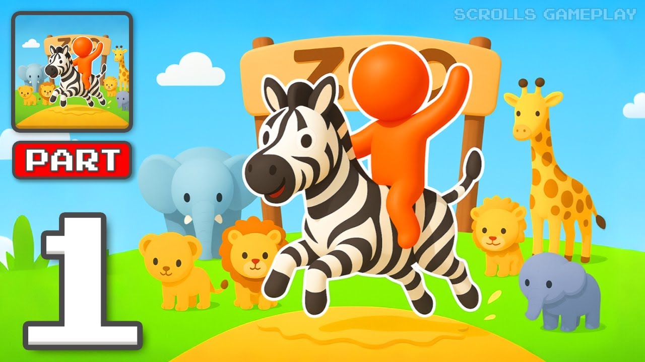 My Wild Zoo - Gameplay Walkthrough Part 1 - Build Your Animal Kingdom (iOS, Android)