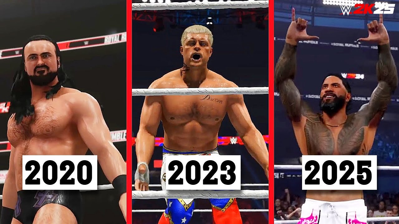 WWE 2K: Every Men's Royal Rumble match from the 2020's! (Highlights)