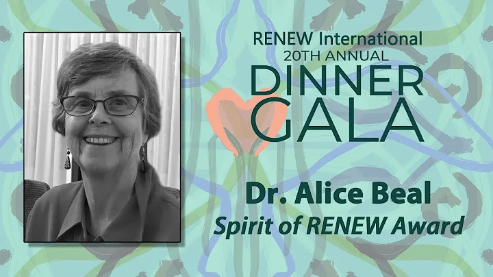 Dr. Alice Beal 2019 RENEW Gala Spirit of RENEW Award