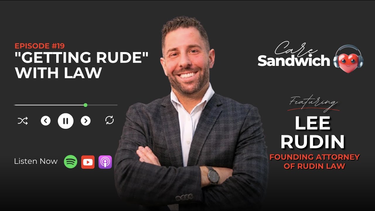 "Getting Rude" with Law with Lee Rudin 🎙🥪 