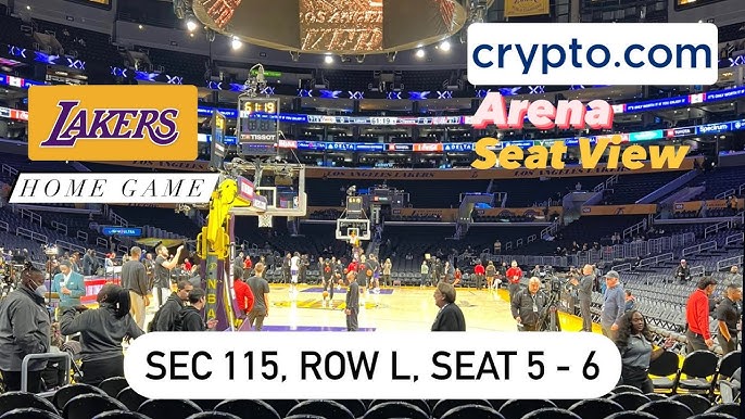 Best Seats at Staples Center for Lakers Courtside Section 106 