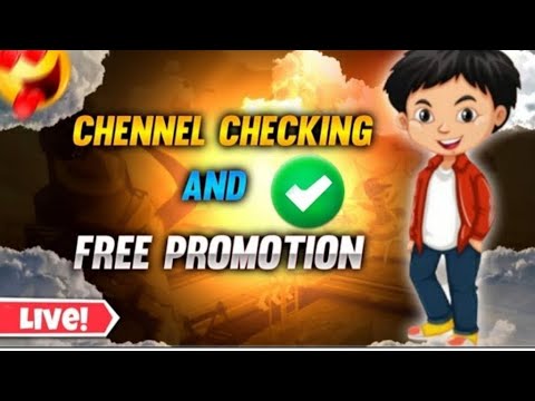 Live sfs and channel checking and free promotion 🔥🔥 come fast 100K ...
