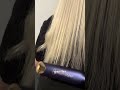 Blonde Frizzy Hair Straightening H2O Steam Styler Hairstraightener Sleekhair HairTransformation 