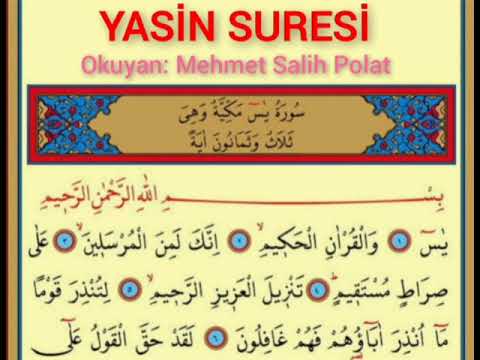 YASİN SURESİ 7 Dakika'da  Hızlı Okuyuş -  Mehmet Salih Polat