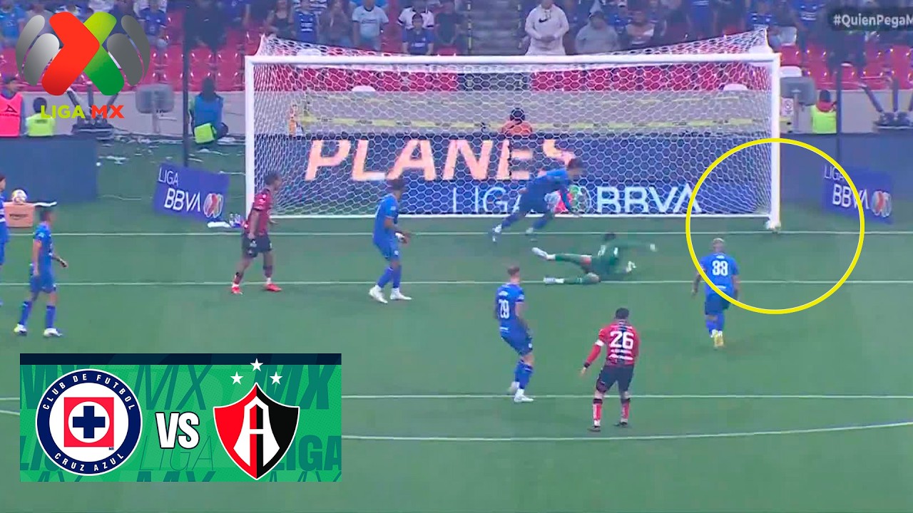 ¡EL POSTE DICE NO! Cruz Azul vs Atlas | Liga MX - Cuartos de Final ...