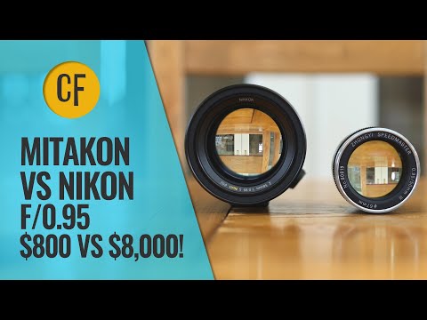 Mitakon vs Nikon, $800 vs $8,000: Two f/0.95 lenses compared