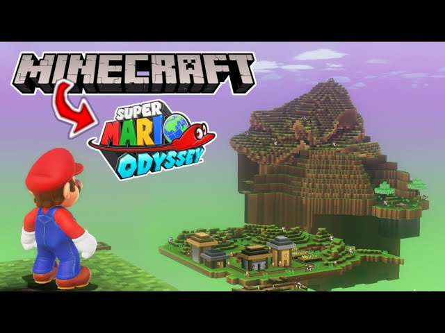 Minecraft in Super Mario Odyssey - [Custom Level] - YouTube