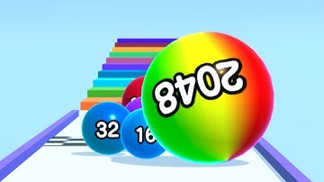 BALL RUN 2048 - All Levels Gameplay Android, iOS