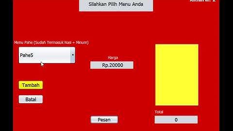 DEMO TUGAS PBO - PROGRAM JAVA PESEN MAKANAN DI TEMPAT MAKAN